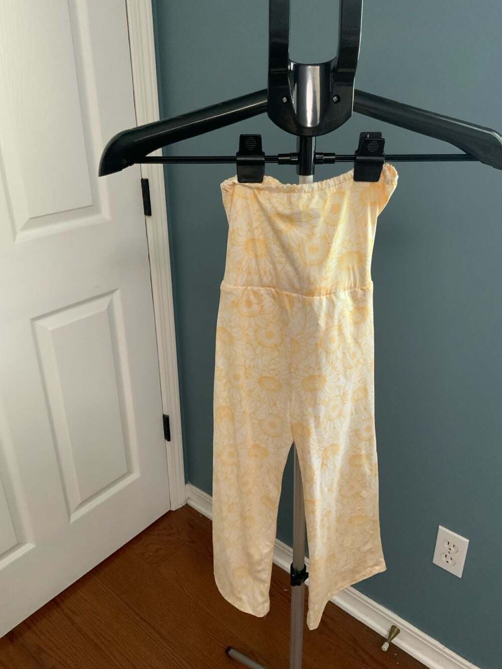 Bailey's Blossoms Jumpsuit Size 4T Yellow Sunflower Print
